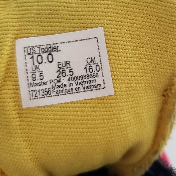 Colorblack toddler velcro vans - Picture 5 of 5